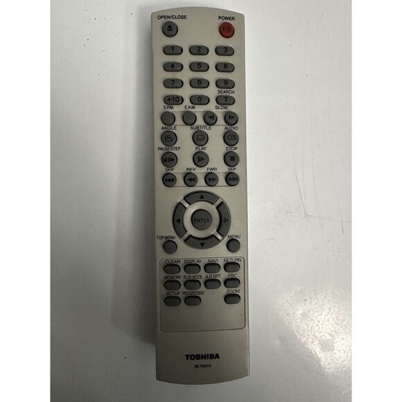 Genuine Toshiba SE-R0213 Remote Control‎ OEM Replacement for SD Series DVD Play - Picture 1 of 3